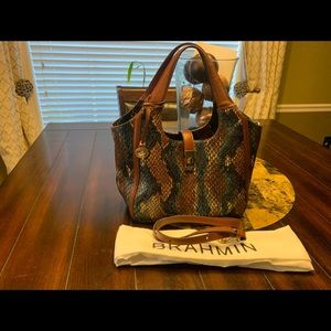 Brahmin -Multi-color hand bag